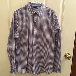 Van Heusen Blue and Purple Slim Fit Dress Shirt